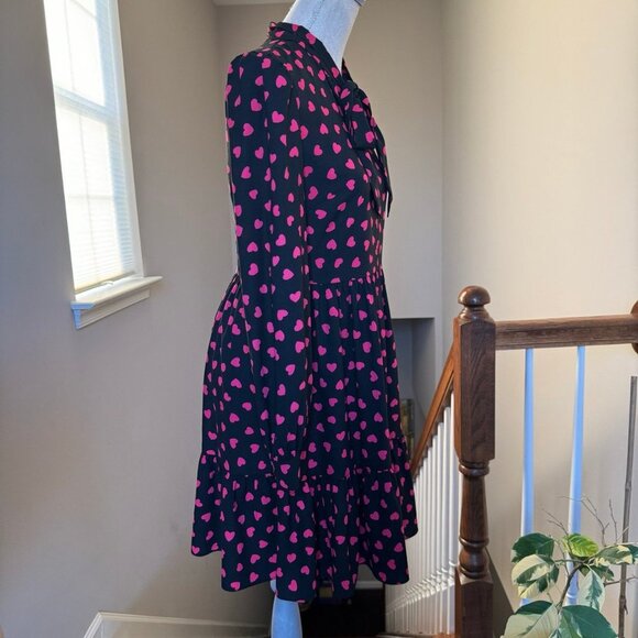 NWOT! Kate Spade New York Hearts Print Dress. Size: 6.  Runs true to size. - Picture 12 of 13